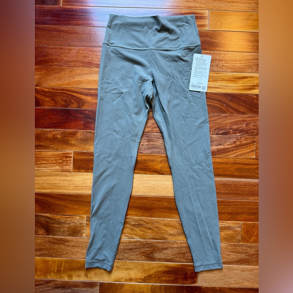 Lululemon Align Grey Sage Leggings - Size 8 NWT